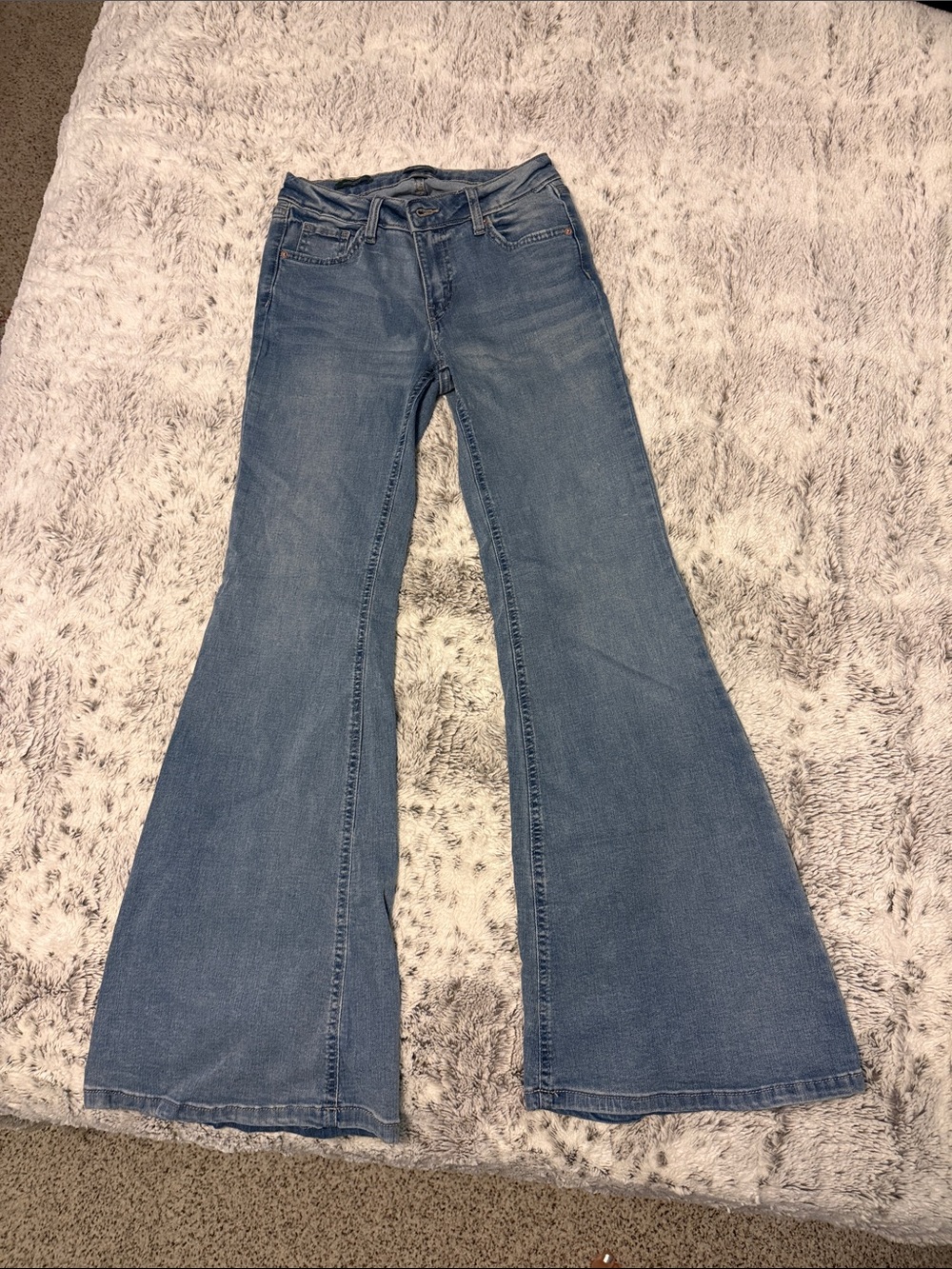 Women’s Light Blue Flared Jeans